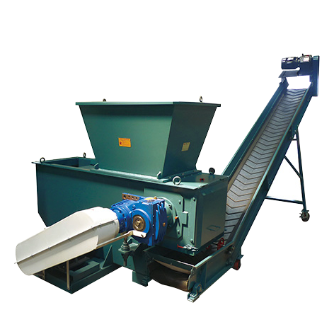 Single-shaft Powerful Shredder - MSD-1000 With Conveyor